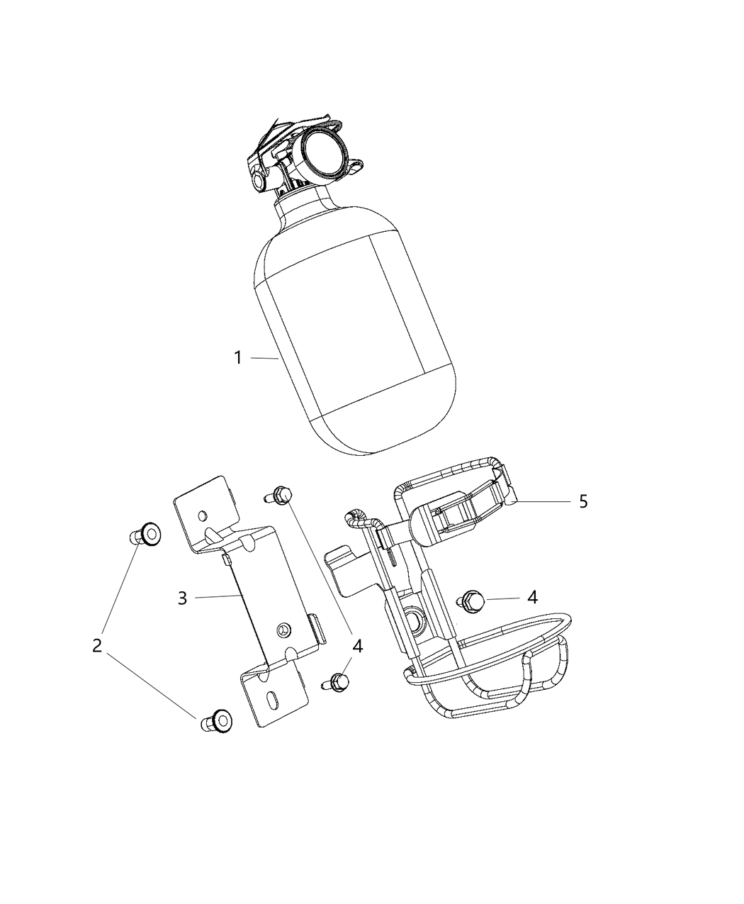 Mopar 1WA66JXWAA Tool Kit-Jack