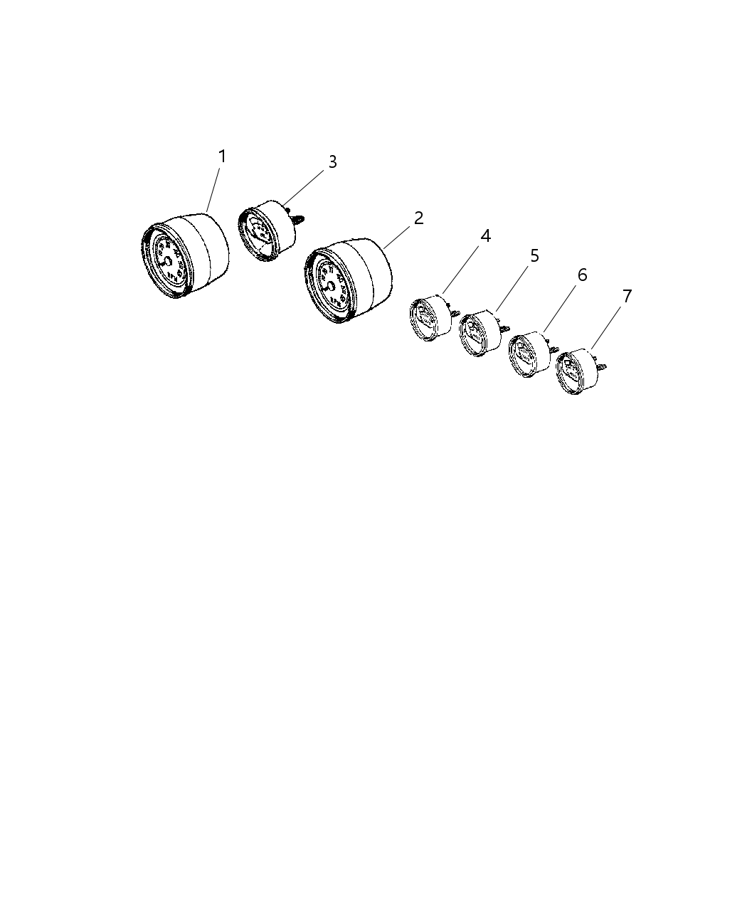 Mopar 4642134AB Gage-Temperature