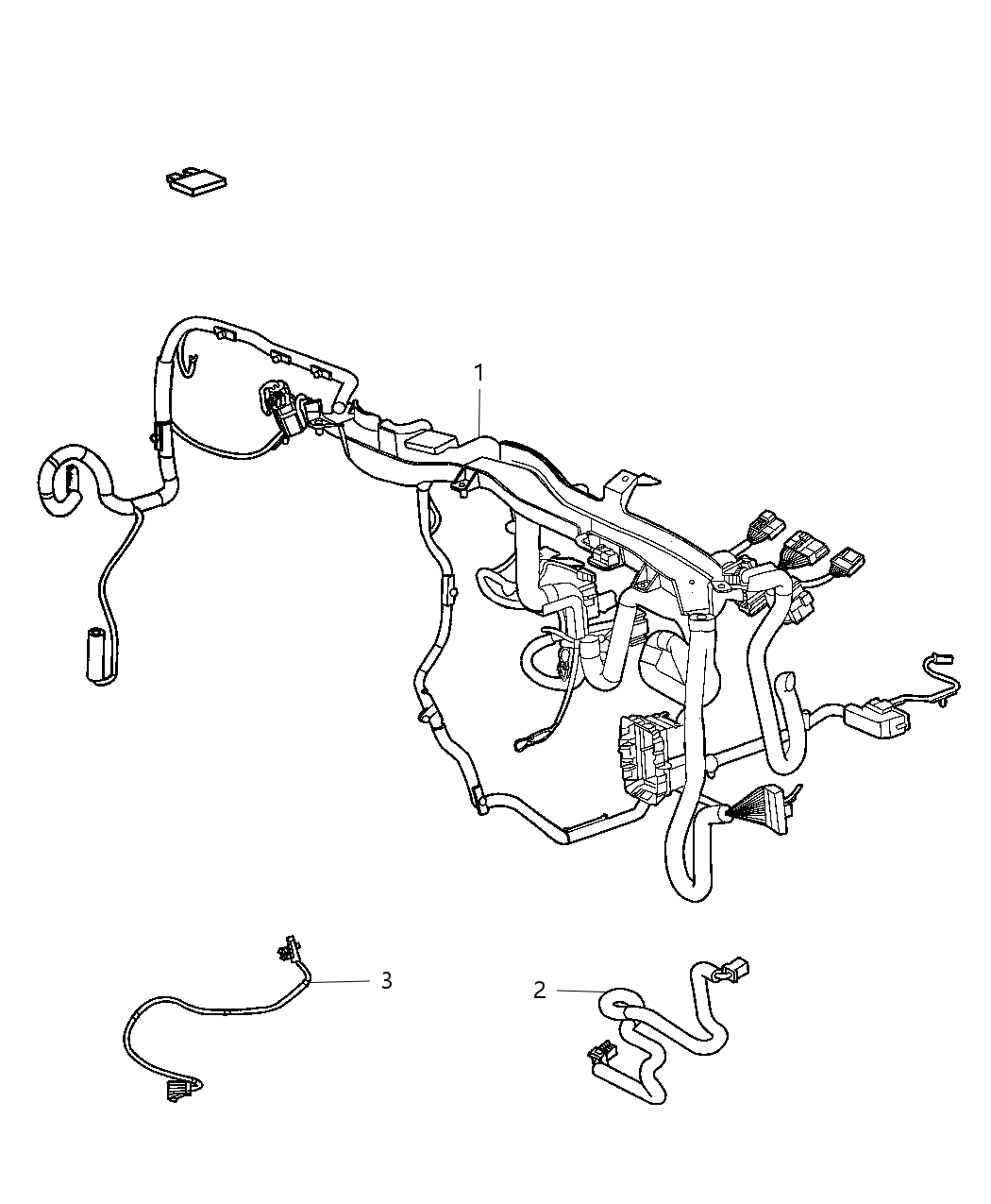 Mopar 68041108AB Wiring-Instrument Panel