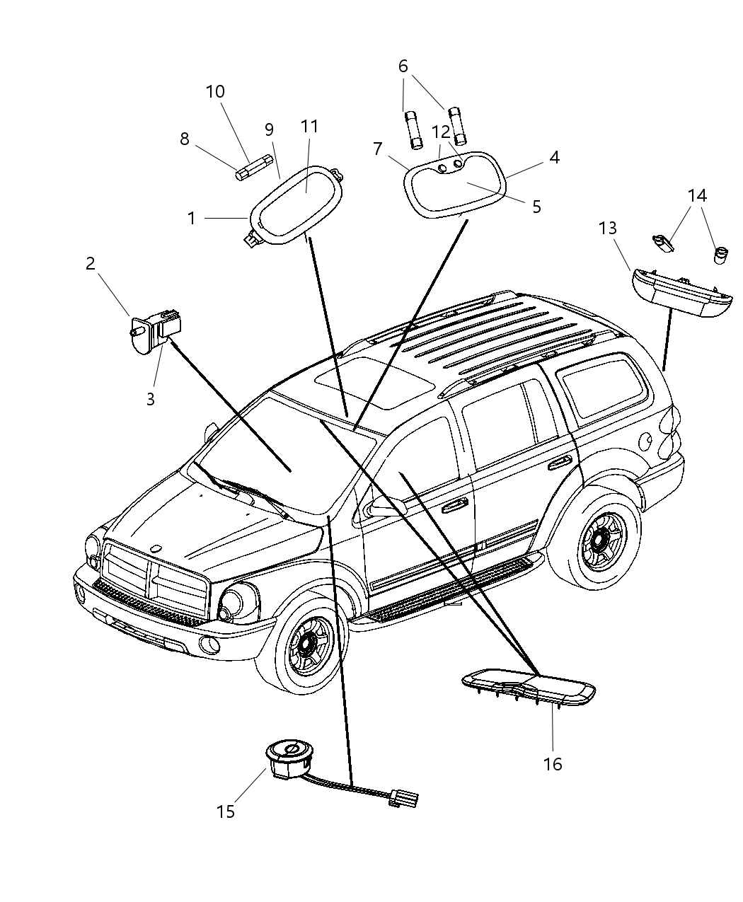 Mopar 55361403AC Lamp-Led