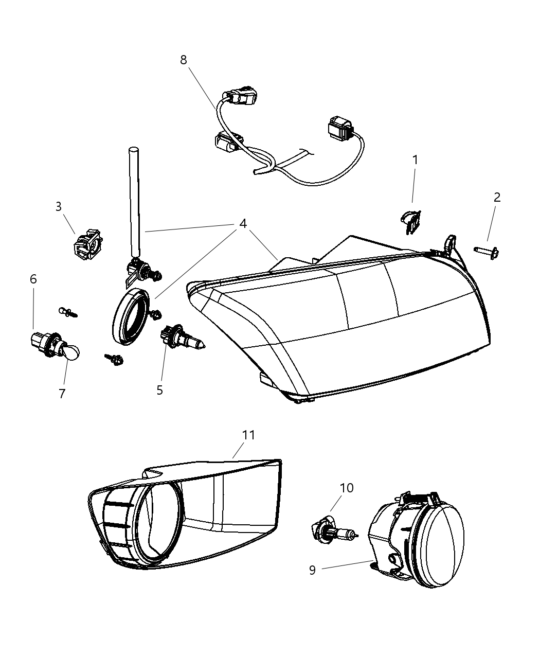 Mopar LBK01600 Bulb