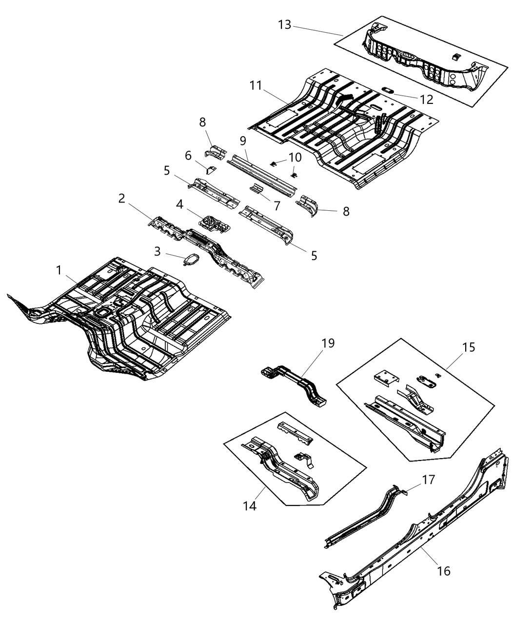 Mopar 68222270AA Bracket-Seat Support