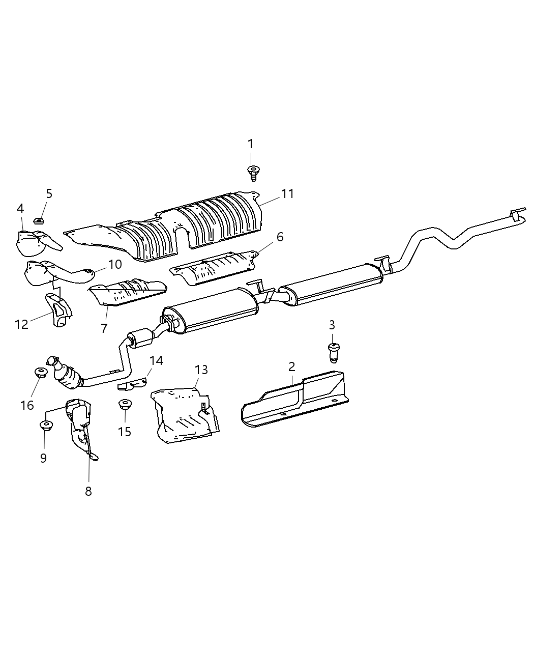 Mopar 68012064AA Shield-Heat