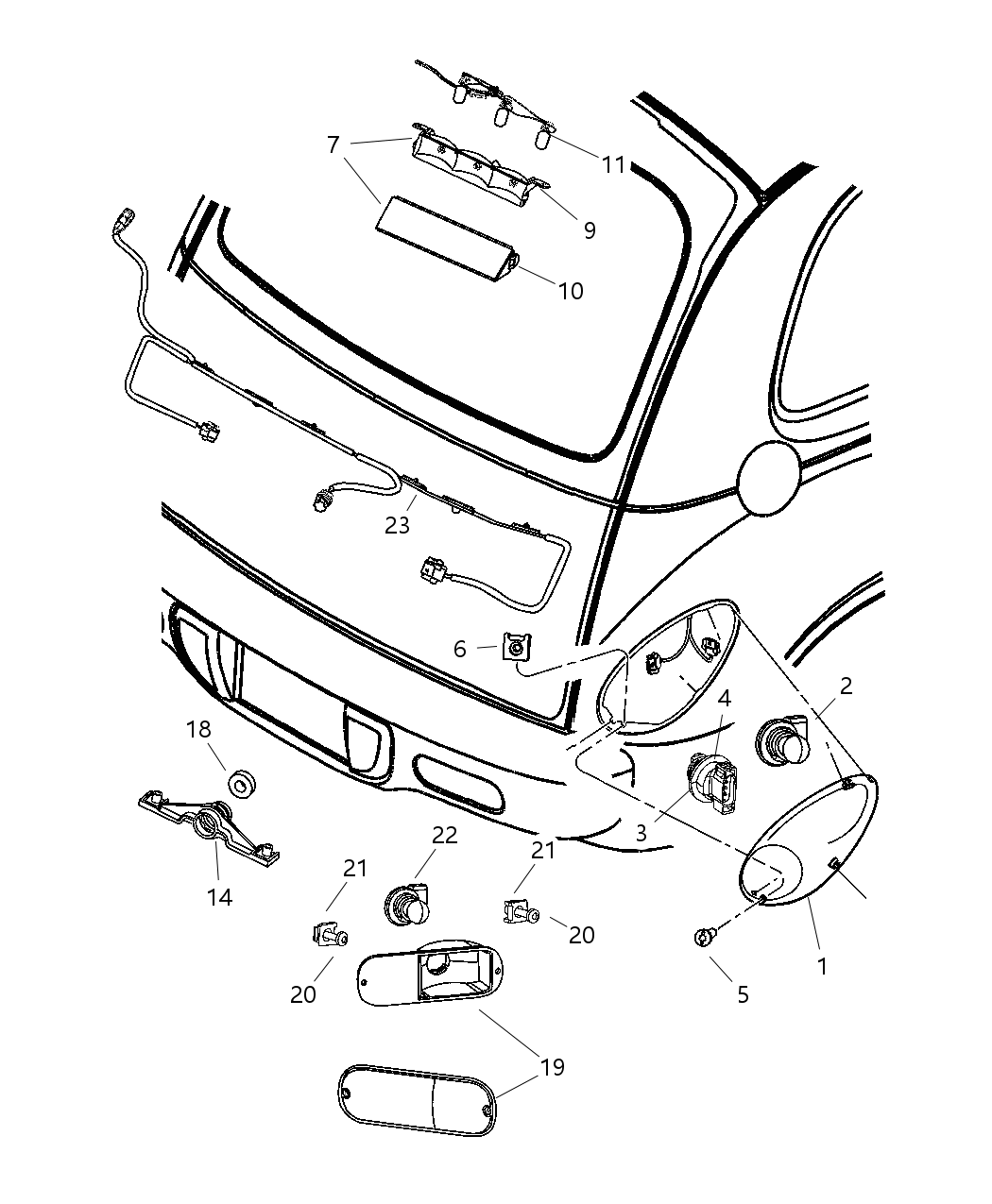 Mopar 5303503AC Fog Lamp