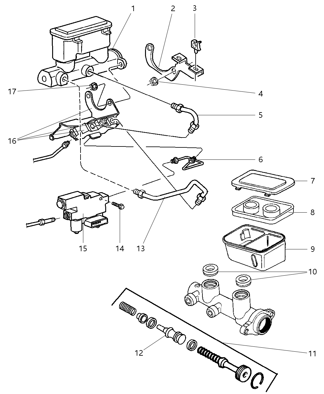 Mopar 4778451 MASTR Cylinder-Master Cylinder