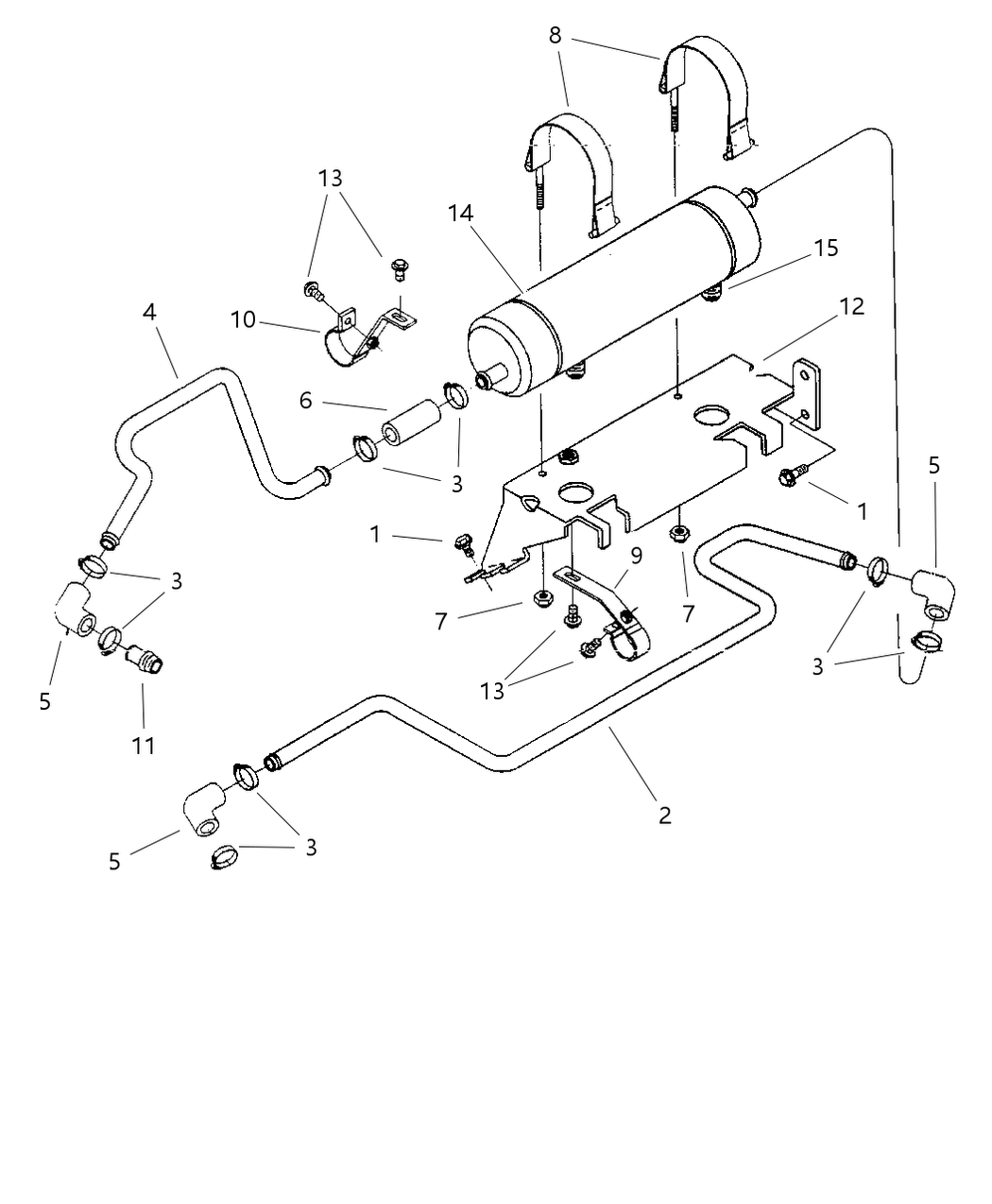 Mopar 4883987AA Piston Pkg Oil Cooler Tube