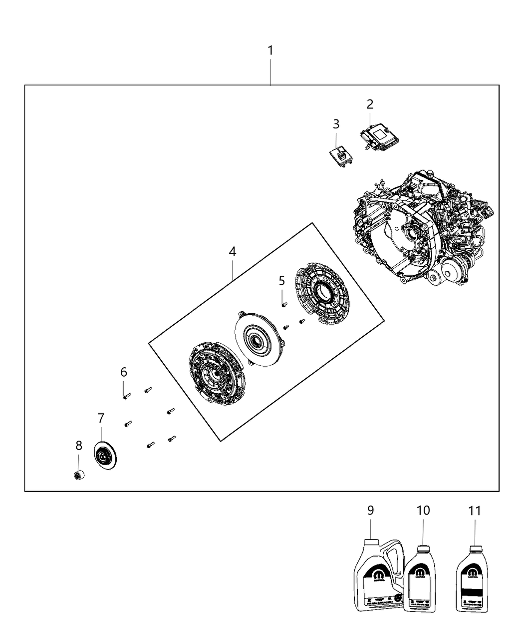 Mopar 68033642AC Module-Transmission Control