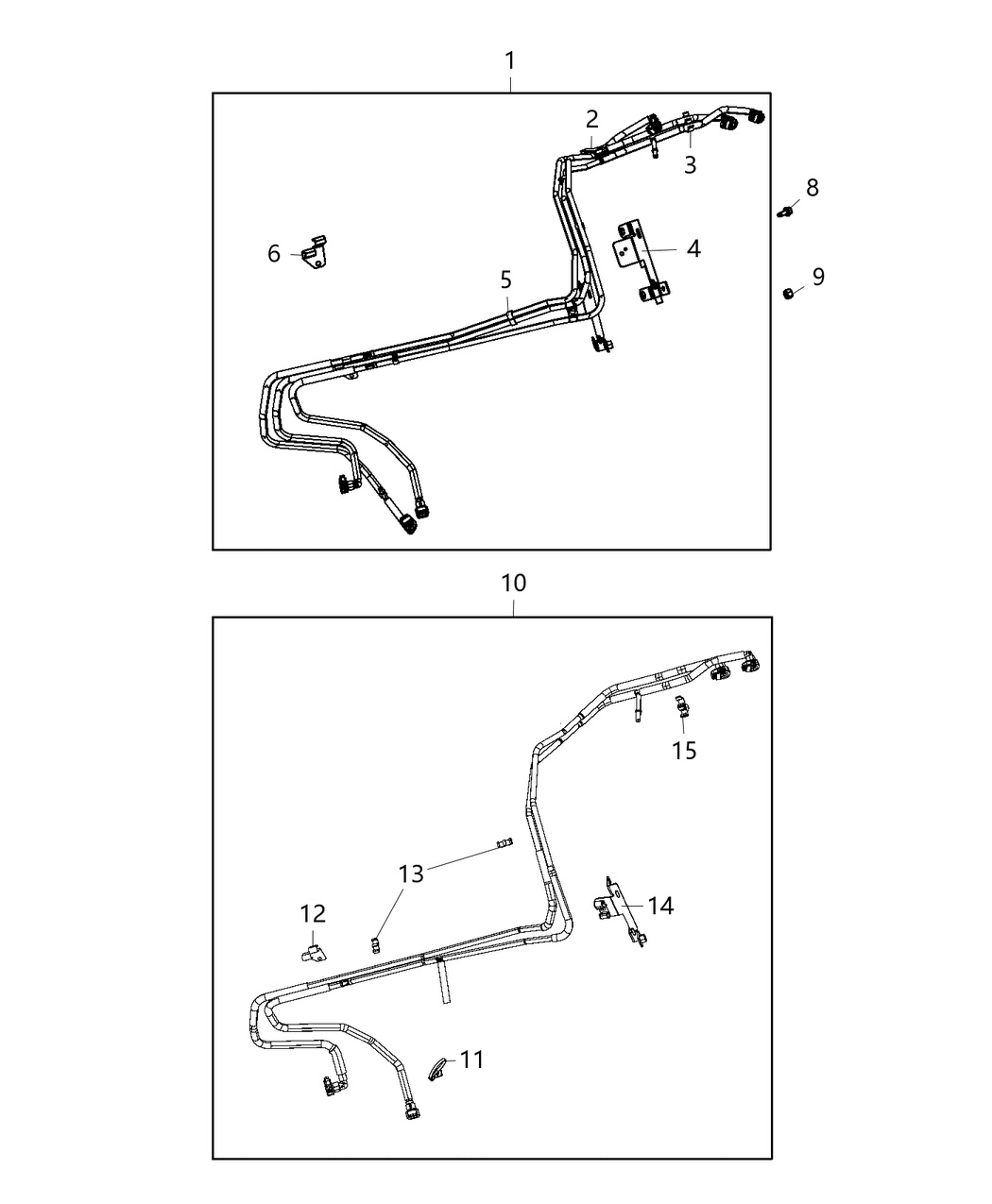 Mopar 68040734AA Clip-2 Way