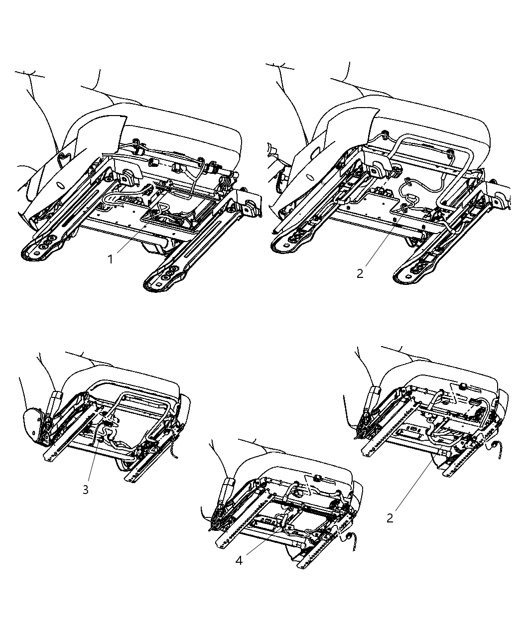 Mopar 5170999AA Wiring-Seat