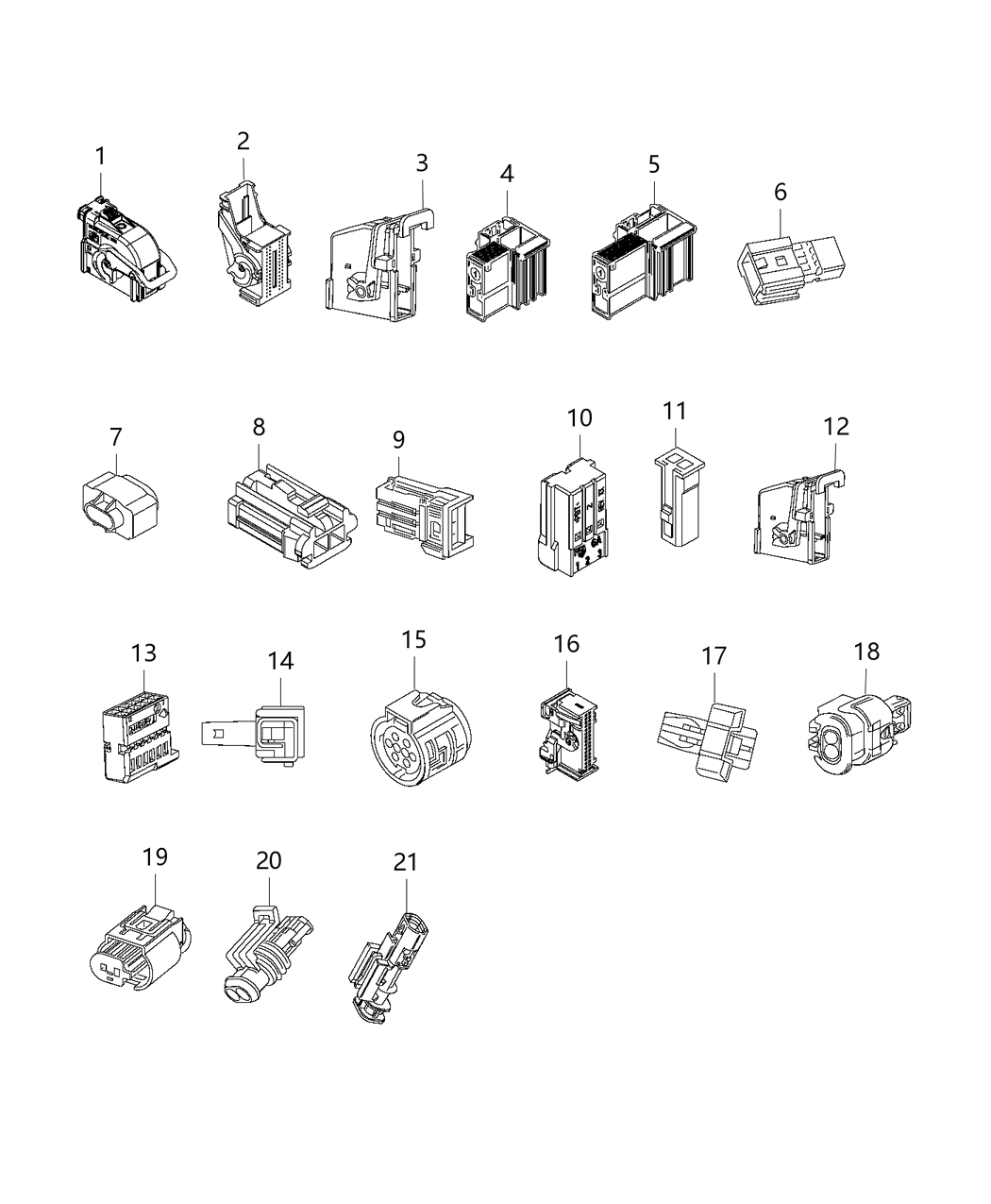 Mopar 68266502AA Connector-Electrical