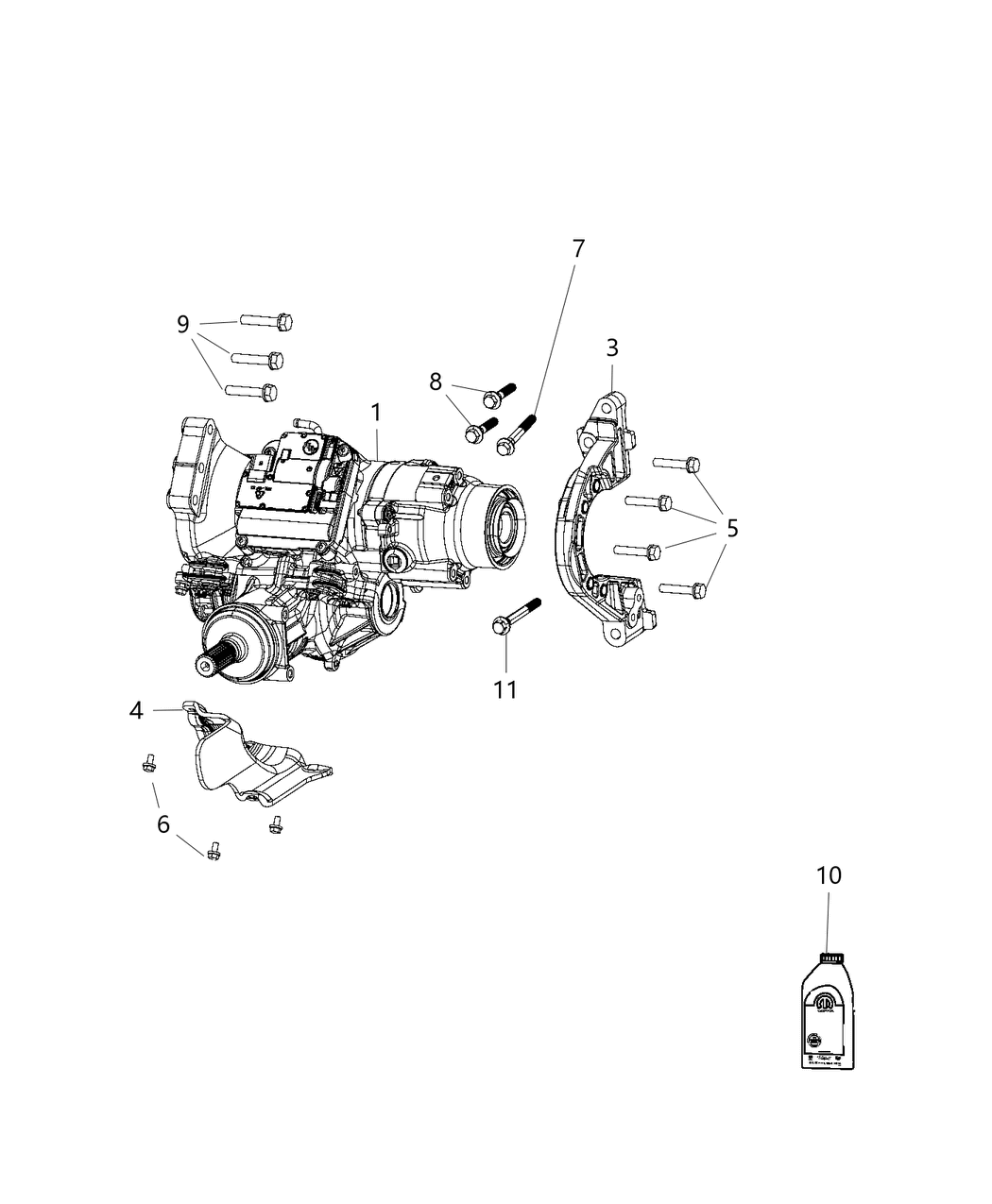 Mopar 68293003AA Bracket-Power Transfer Unit