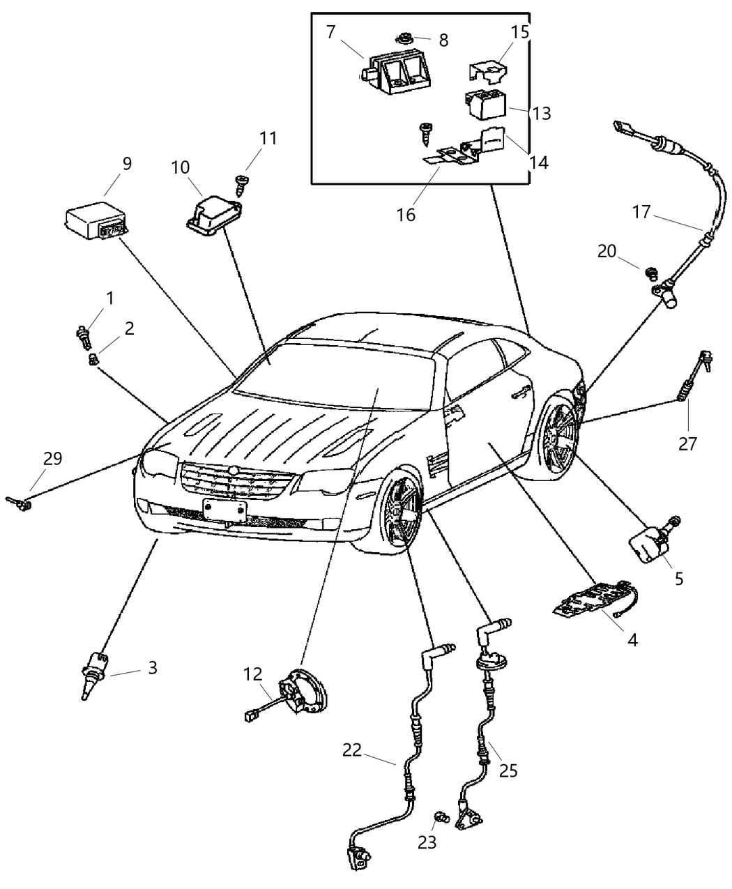 Mopar 5098225AA Clip-Brake