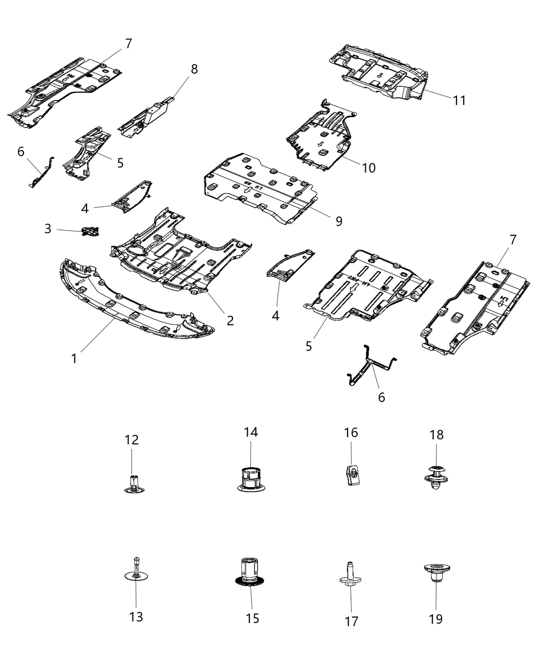 Mopar 68509761AA PANEL-REAR