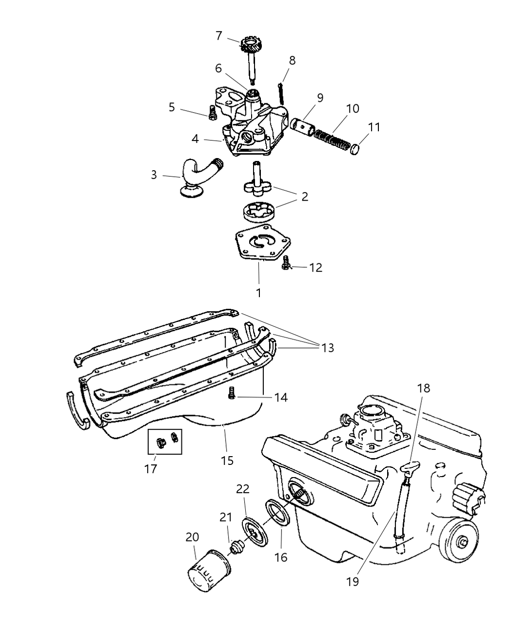 Mopar 5170613AA Pump-Oil