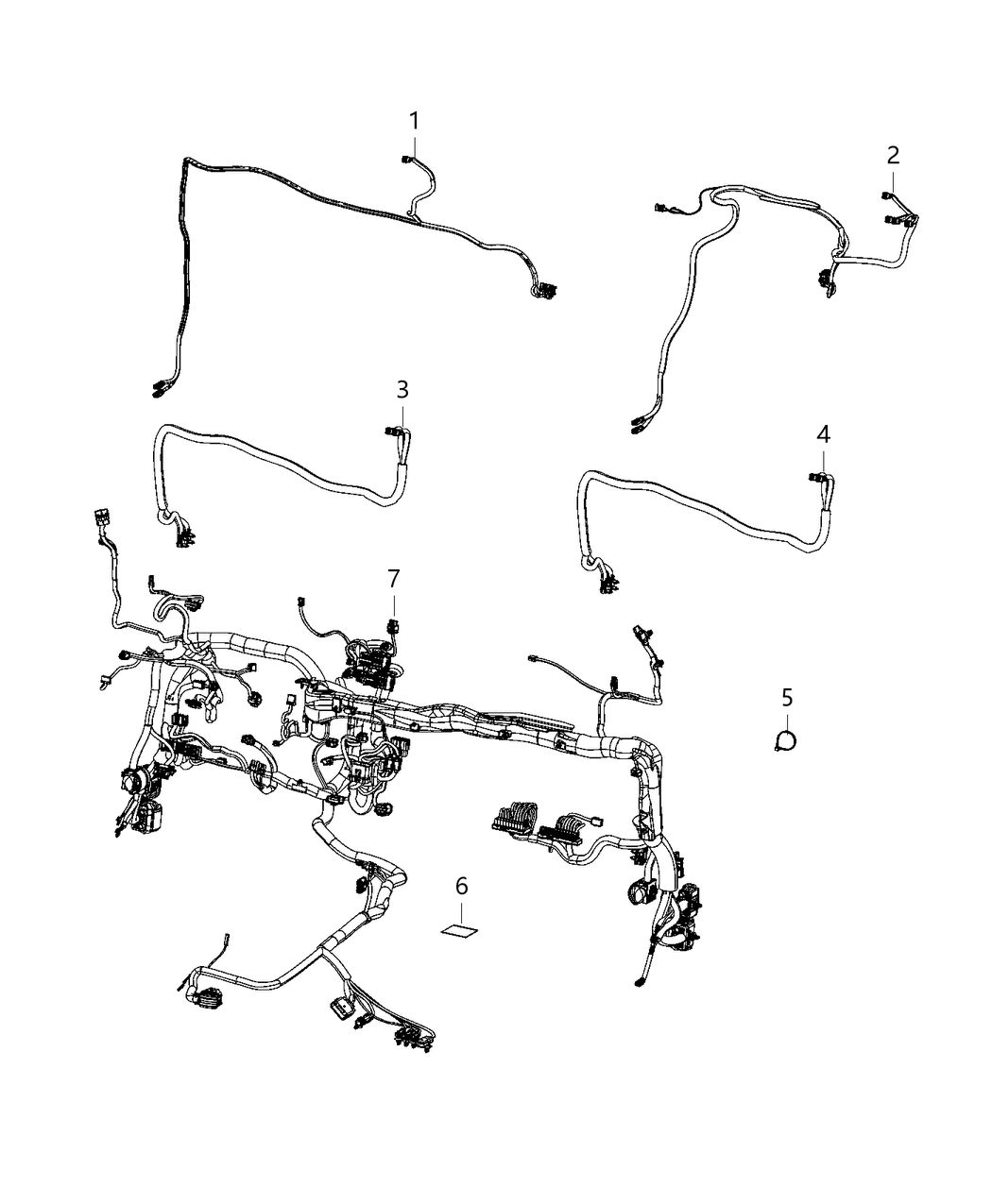 Mopar 68325470AD Wiring-SDARS