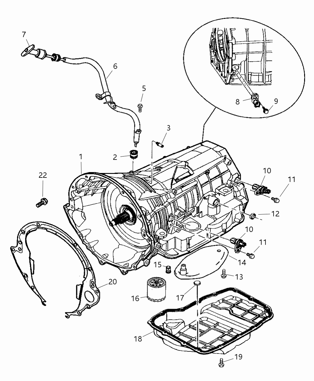 Mopar 52104134 Tube-Transmission Oil Filler