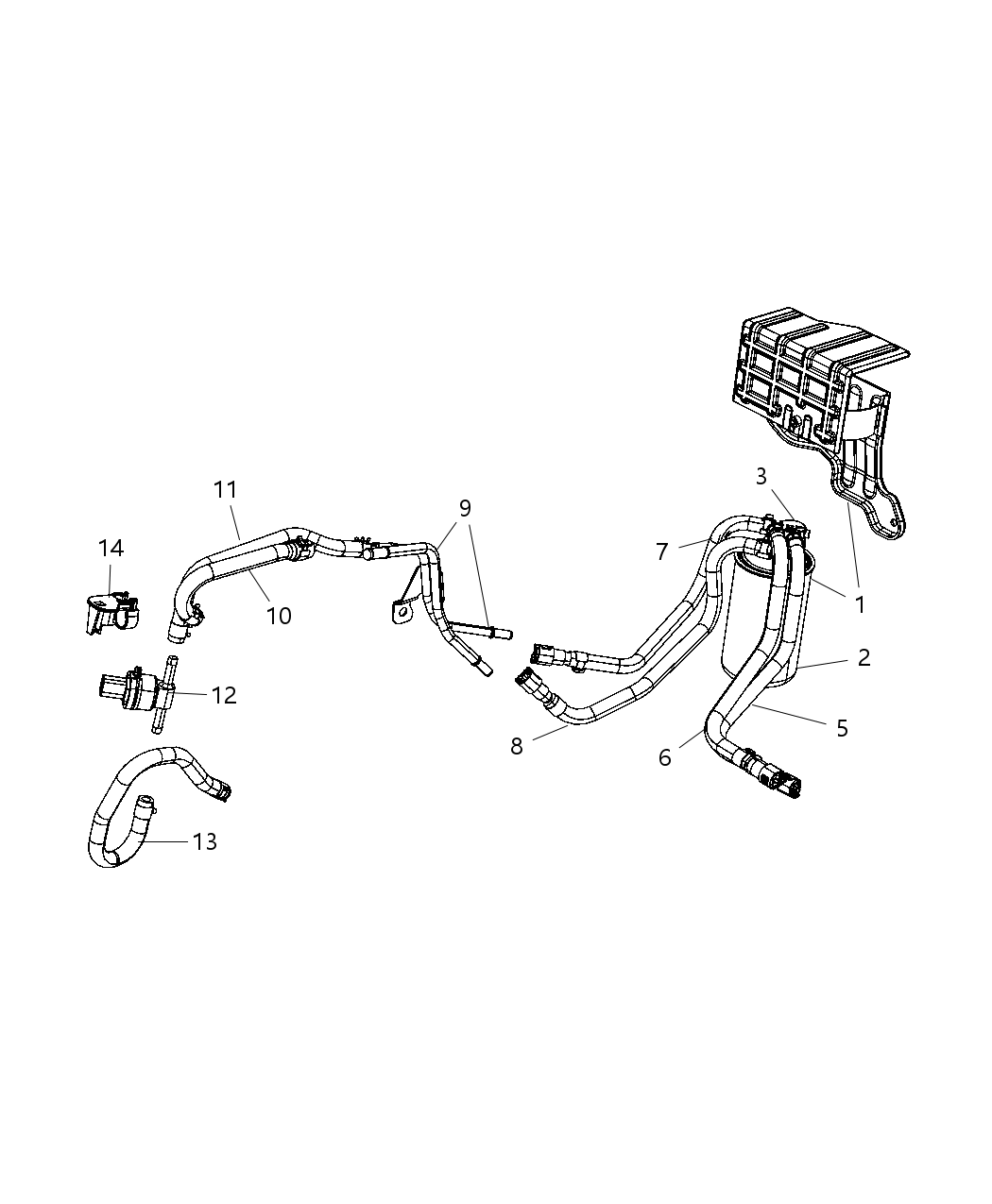 Mopar 5085369AA Hose-Fuel Supply