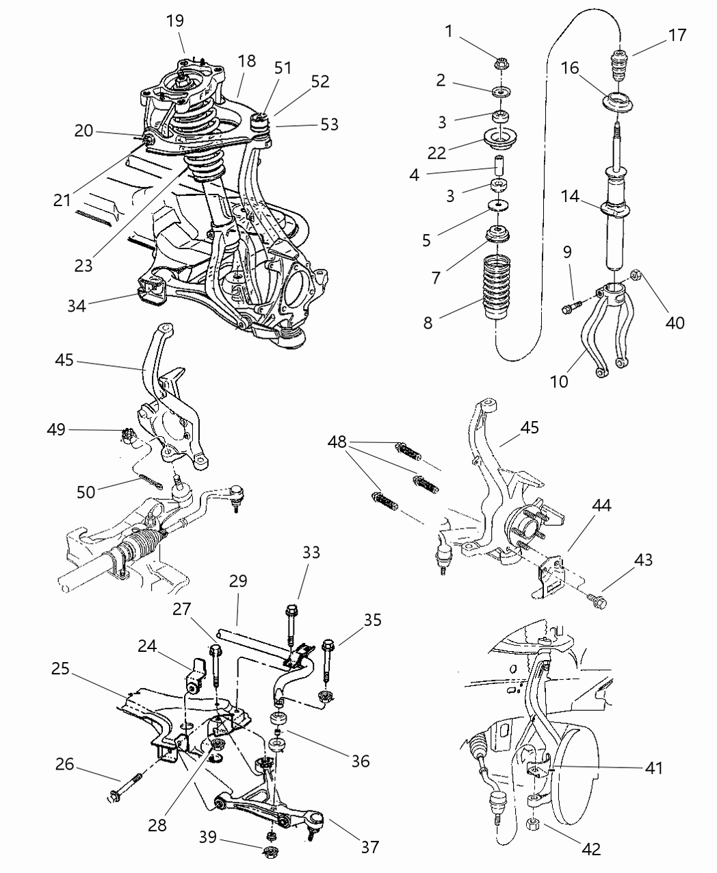 Mopar 4656305 Front Coil Spring