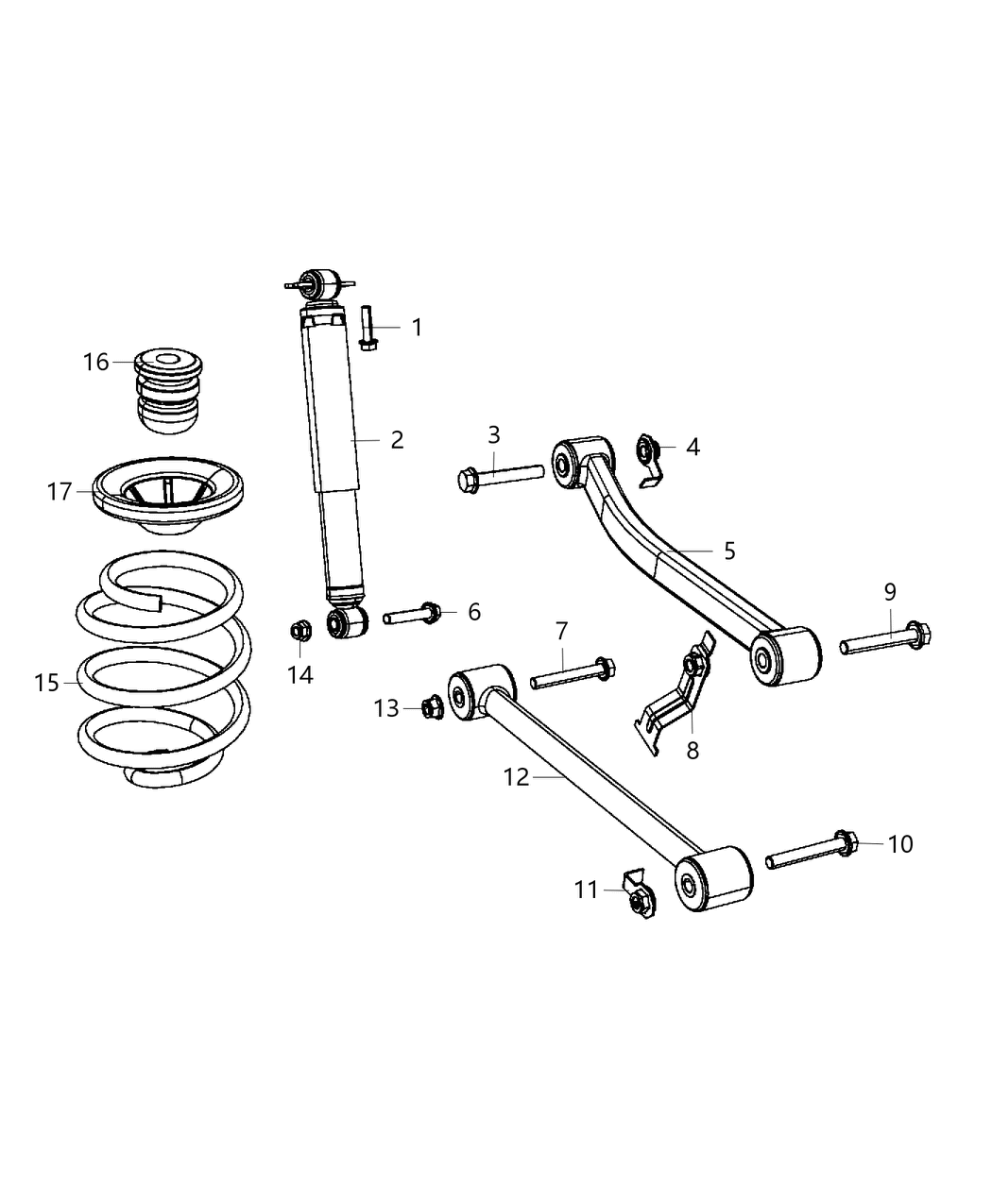 Mopar 68516731AA ABSBR Pkg-Suspension