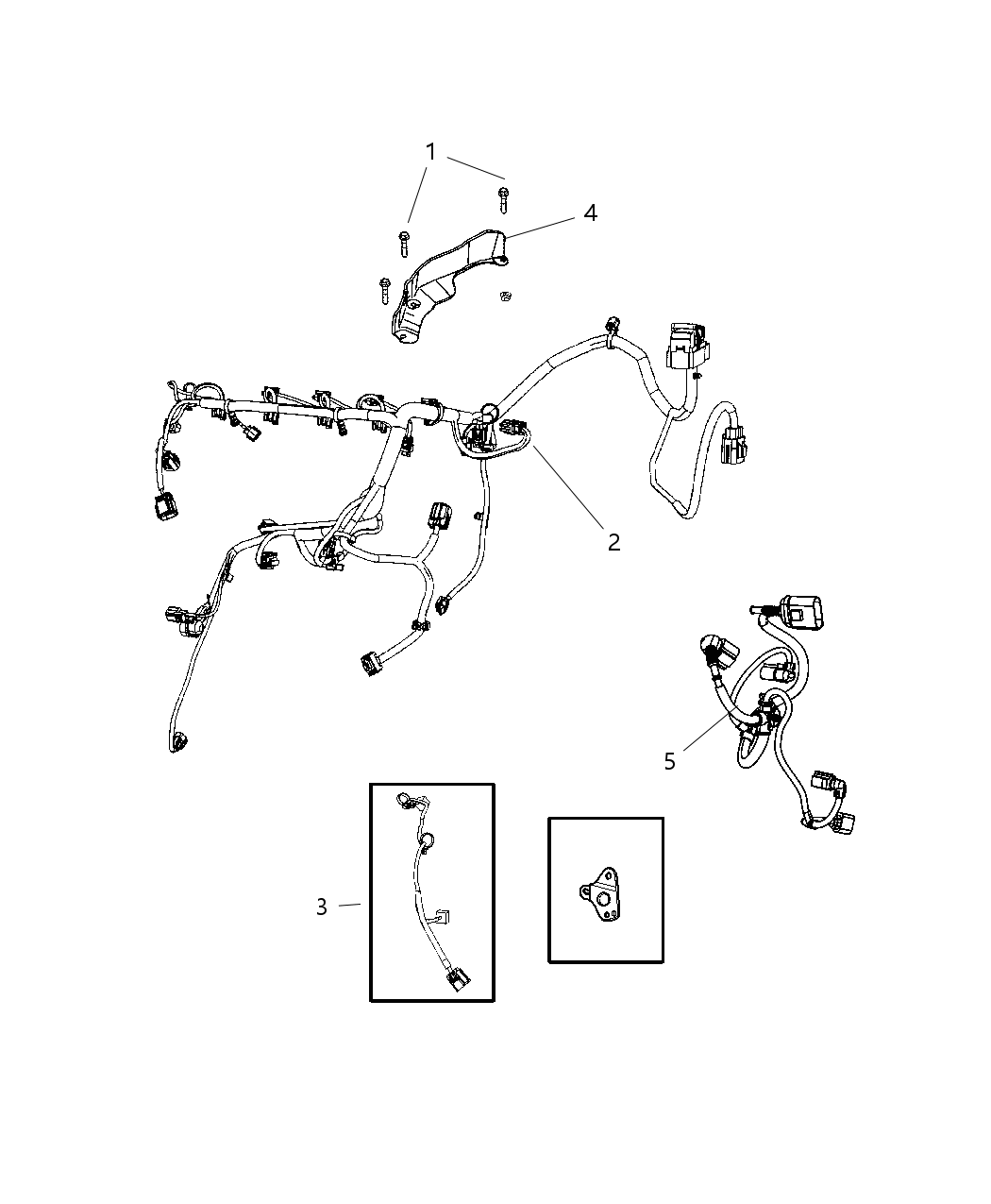 Mopar 68192166AA Wiring-Engine