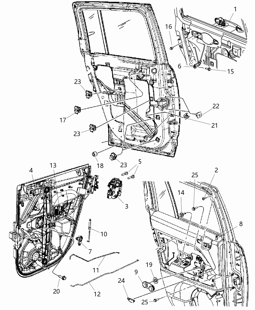 Mopar XU81PGRAG Handle-Exterior Door