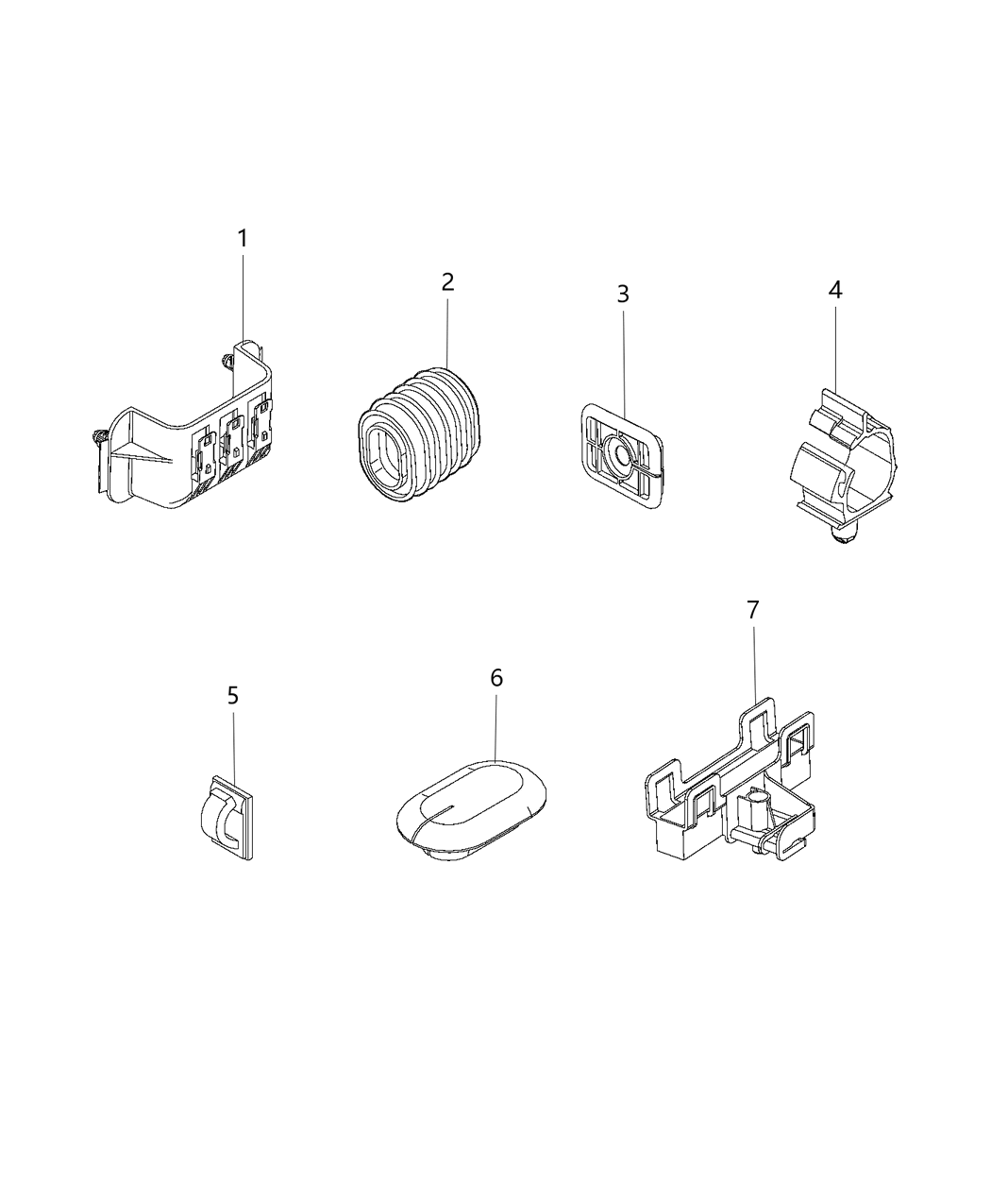 Mopar 68169383AA Bracket-Cable Mounting