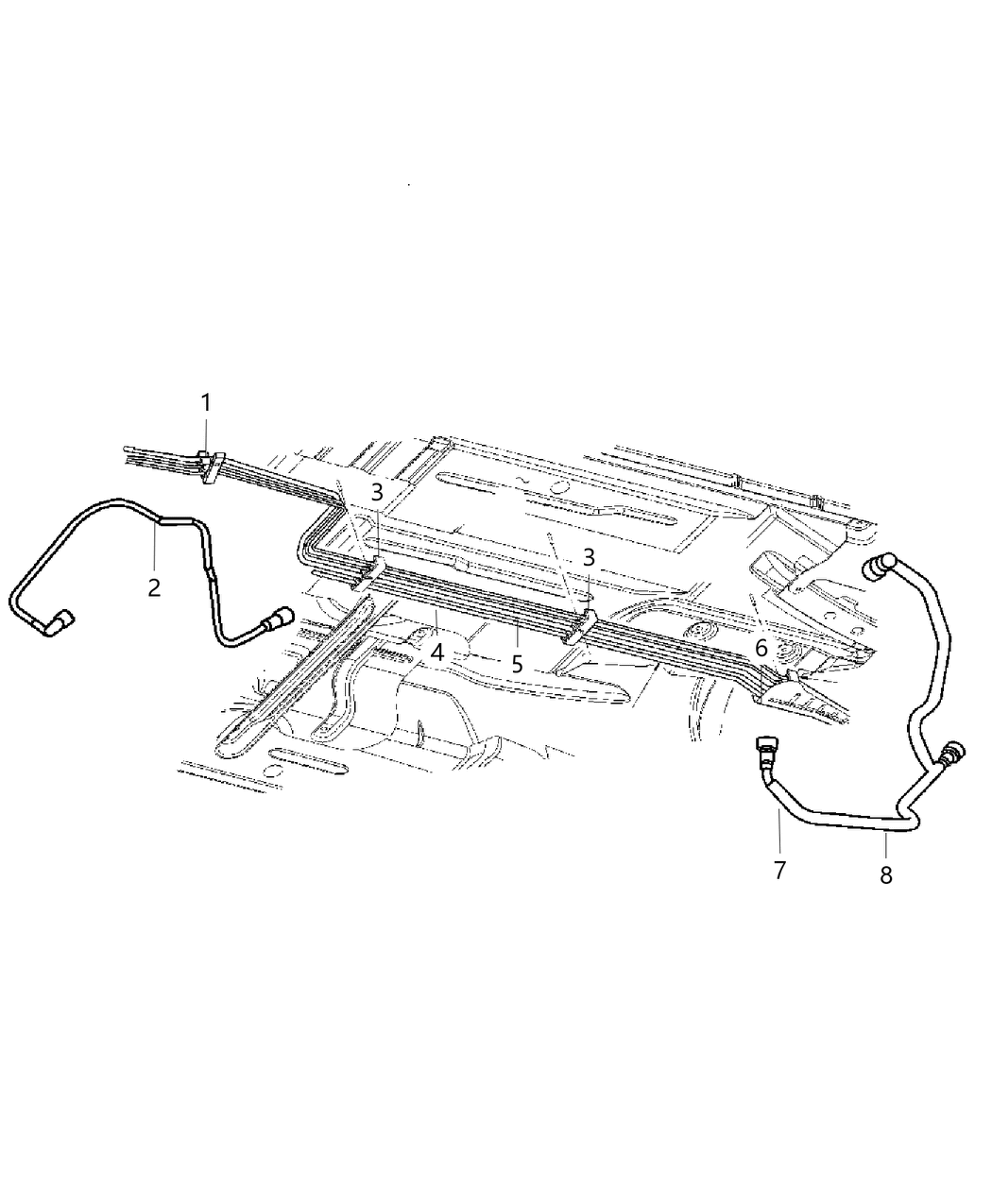 Mopar 68047022AA Tube-Fuel Supply