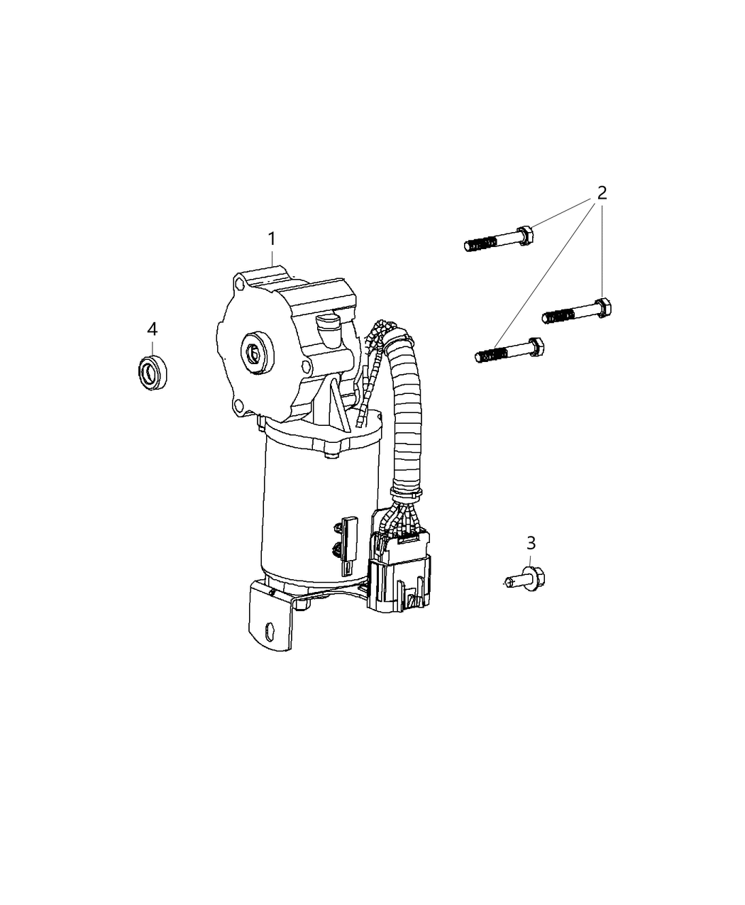 Mopar 68450191AA ACTUATOR-Transfer Case