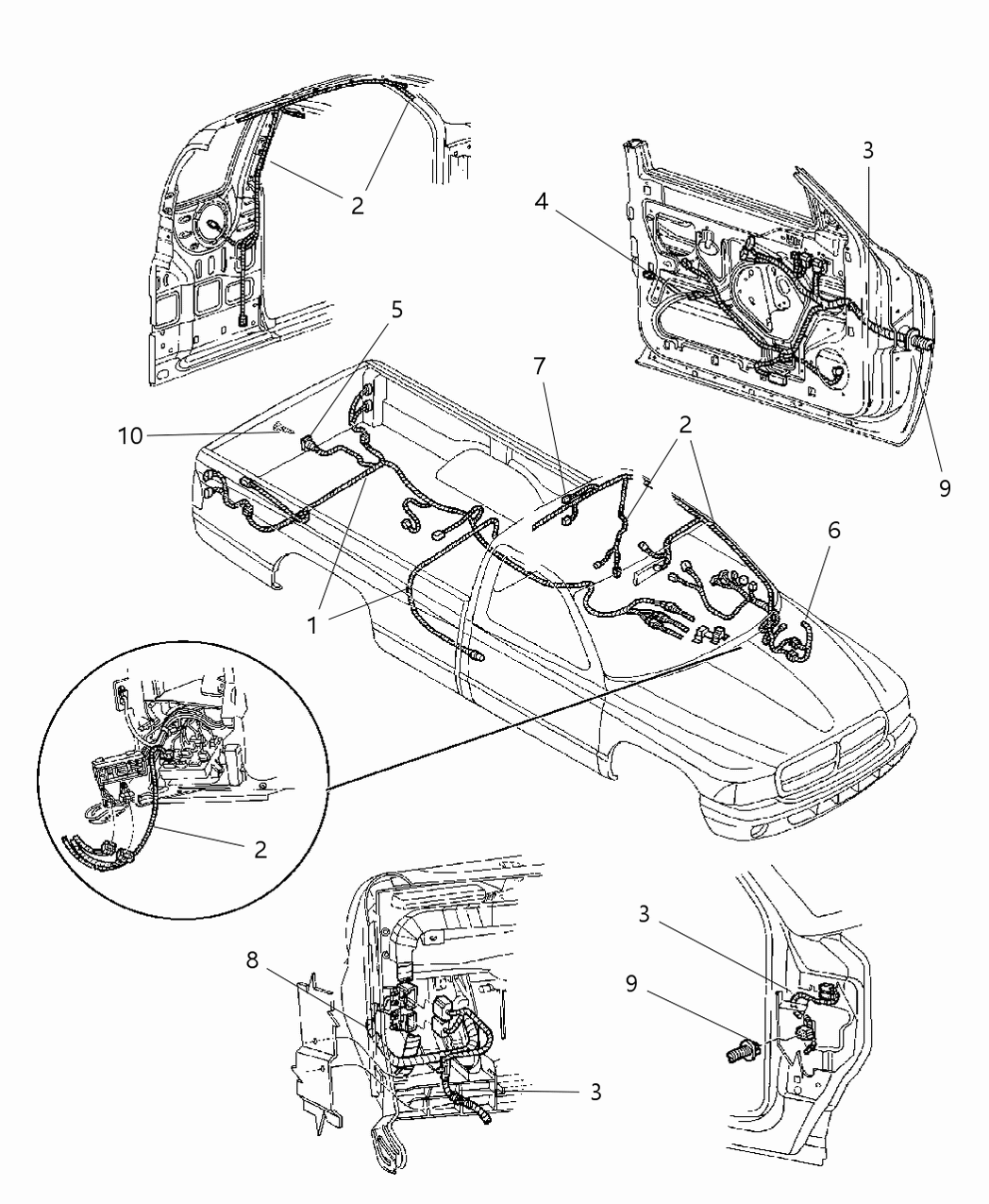 Mopar 56045023AC Wiring Door