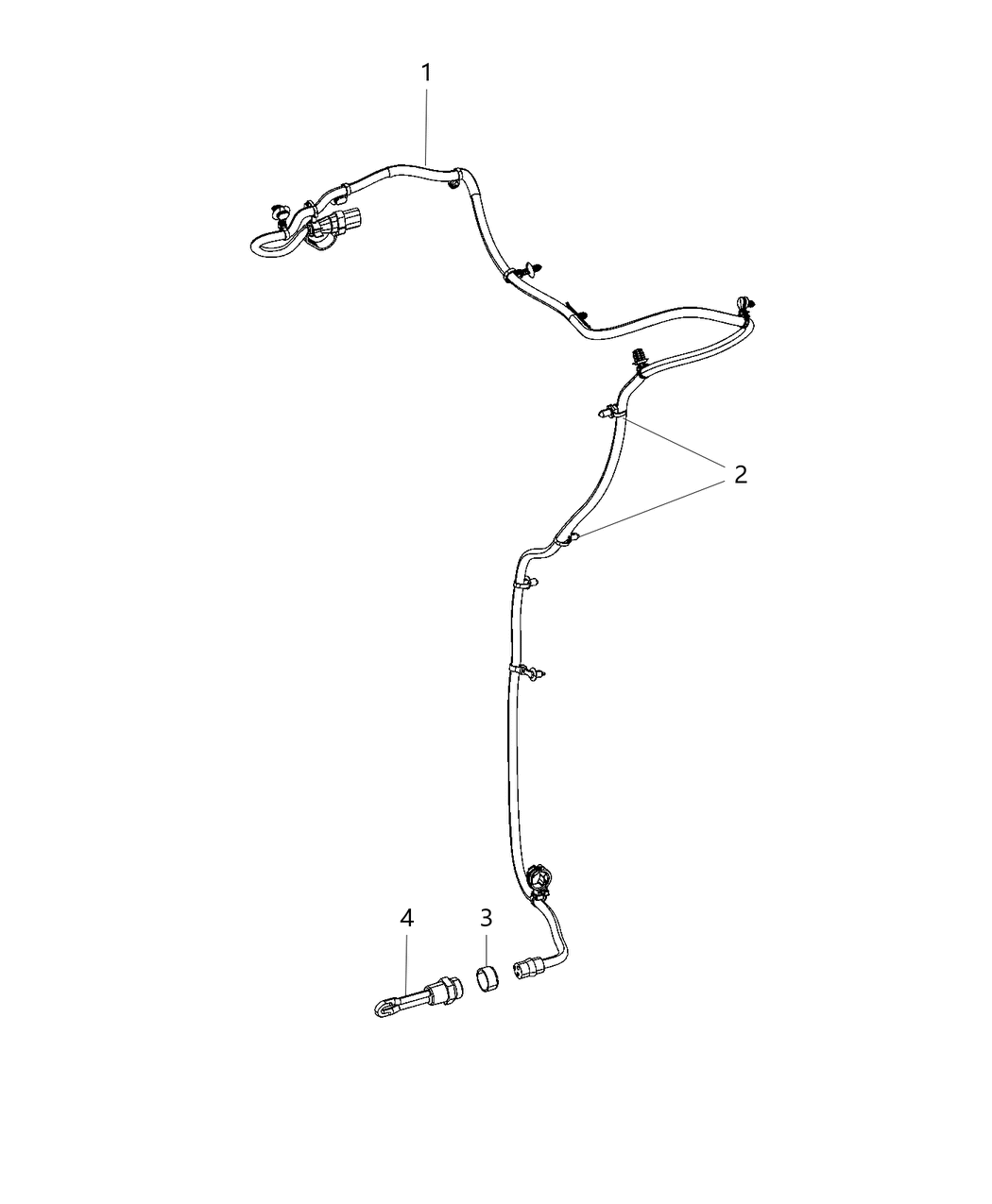 Mopar 68450843AA Engine Block COOLANT Heater