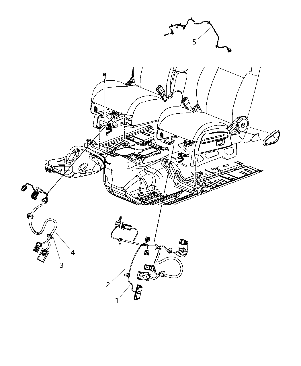 Mopar 68067928AA Wiring-Seat