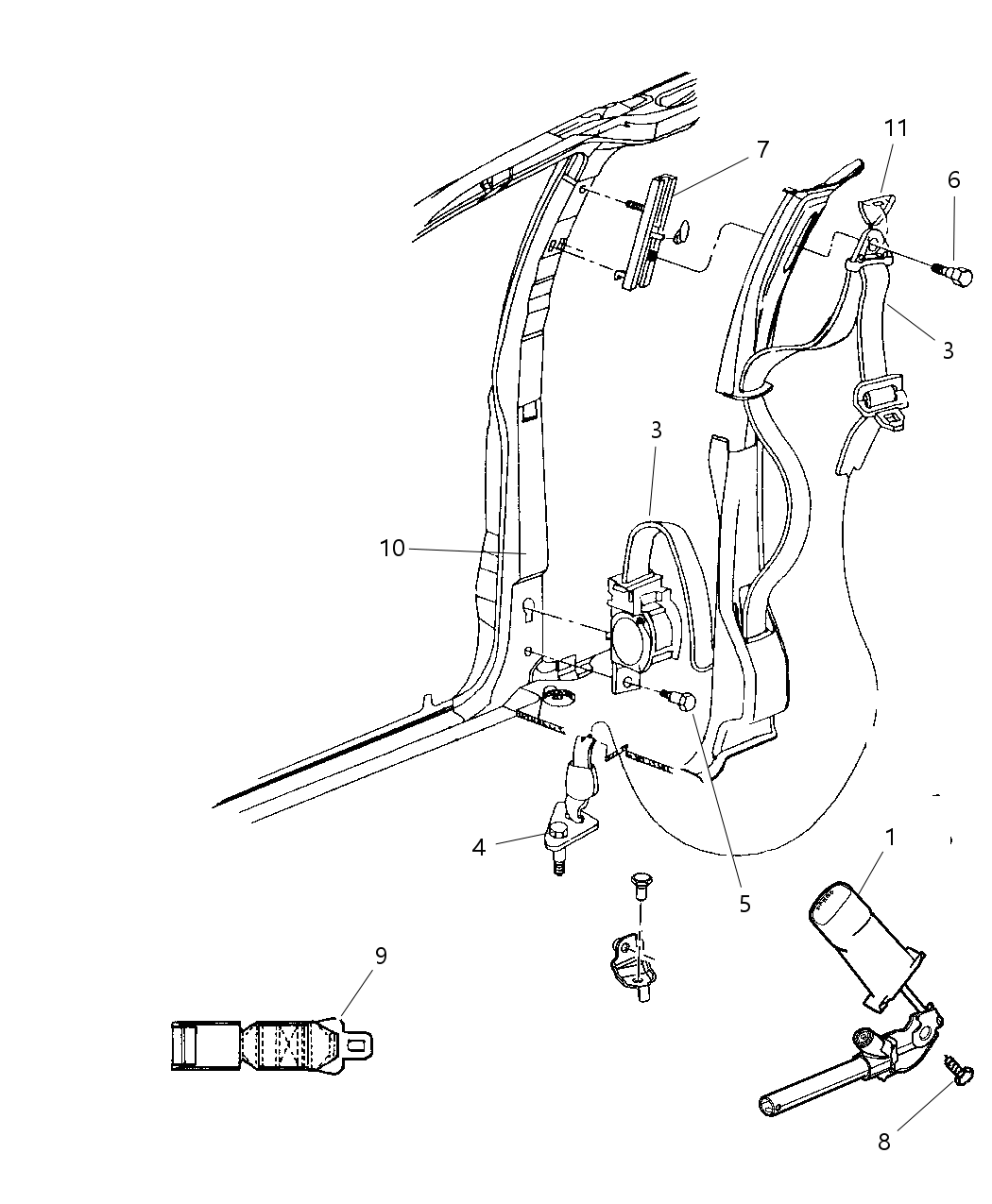 Mopar 52029354AA Bushing