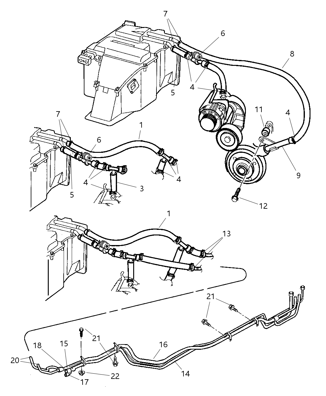 Mopar 4734275 Cover-Suction Line