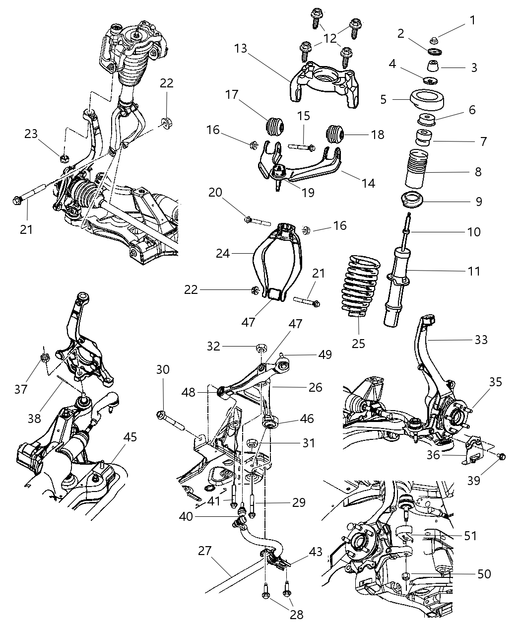 Mopar 4764408AB Suspension Control Arm