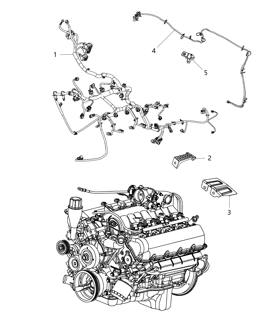 Mopar 68257654AA Wiring-Jumper