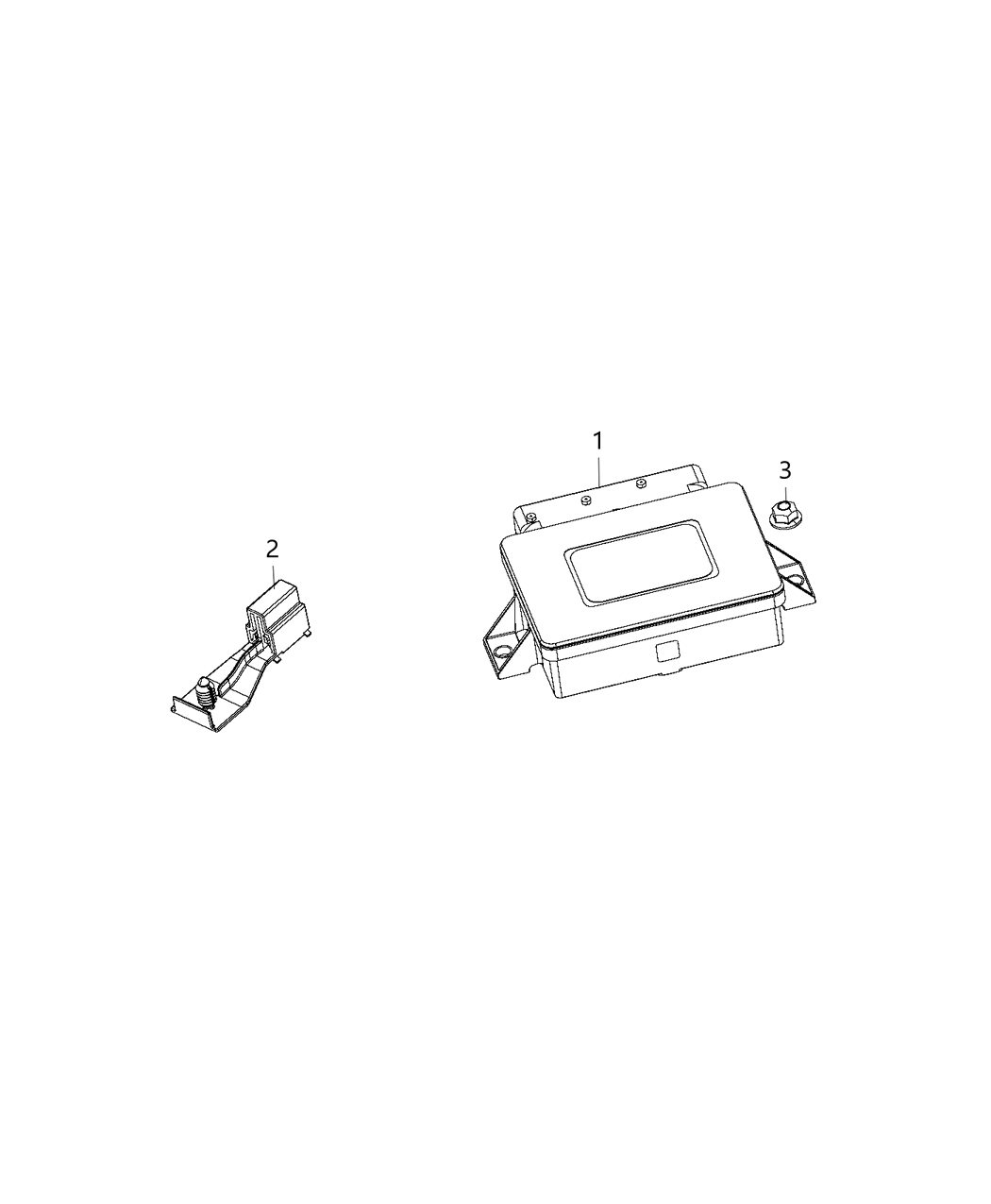 Mopar 68438080AB Module-Parking Brake