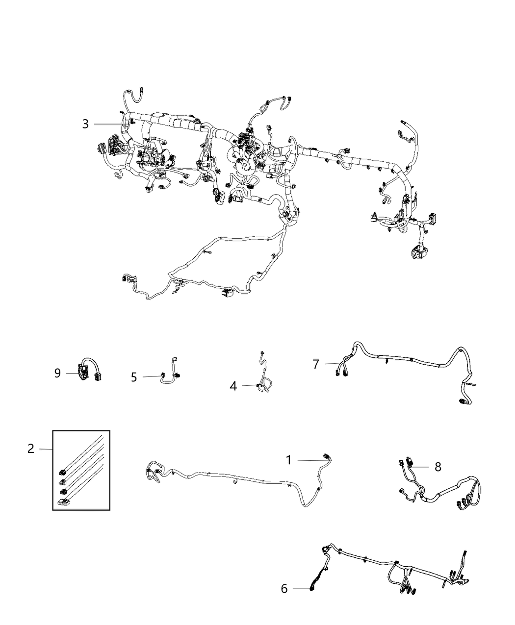 Mopar 68424341AB INSTRUMENT PANEL