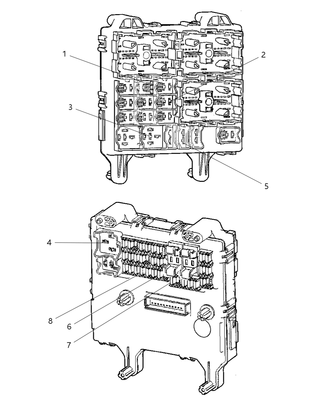 Mopar 56009986AB Bracket-Junction Block