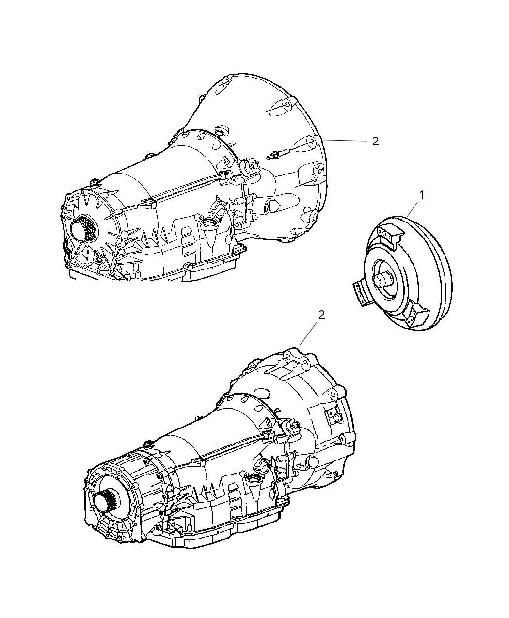 Mopar 5144480AA Trans-With Torque Converter