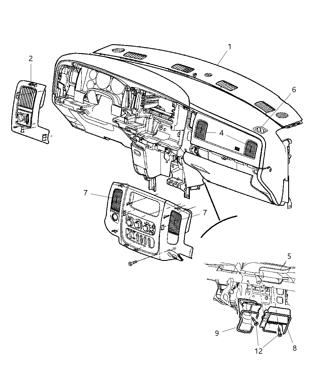 Mopar WP34XZAAA Outlet-Air