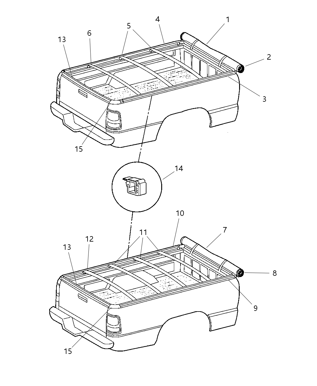 Mopar 55364091AA Knob-TONNEAU