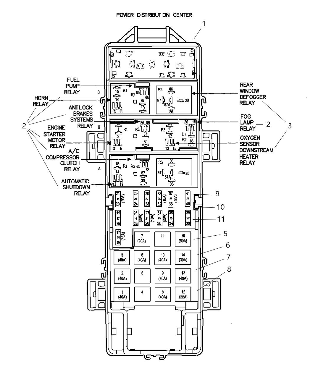 Mopar 5096146AA Cover-Power Distribution Center