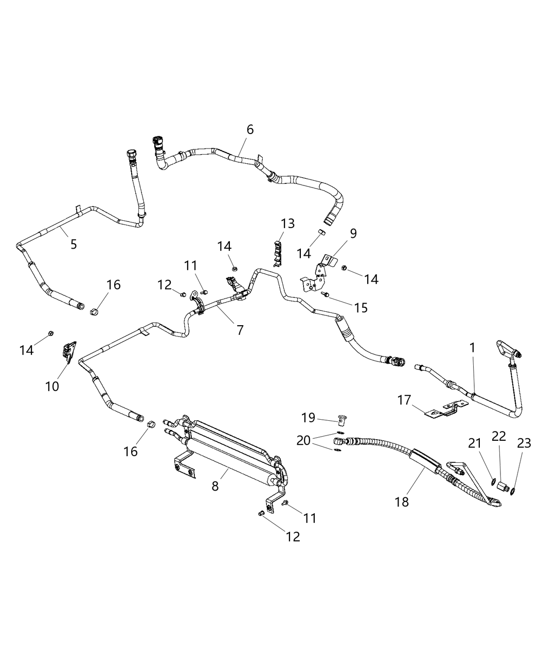 Mopar 68162518AA Bolt-Banjo