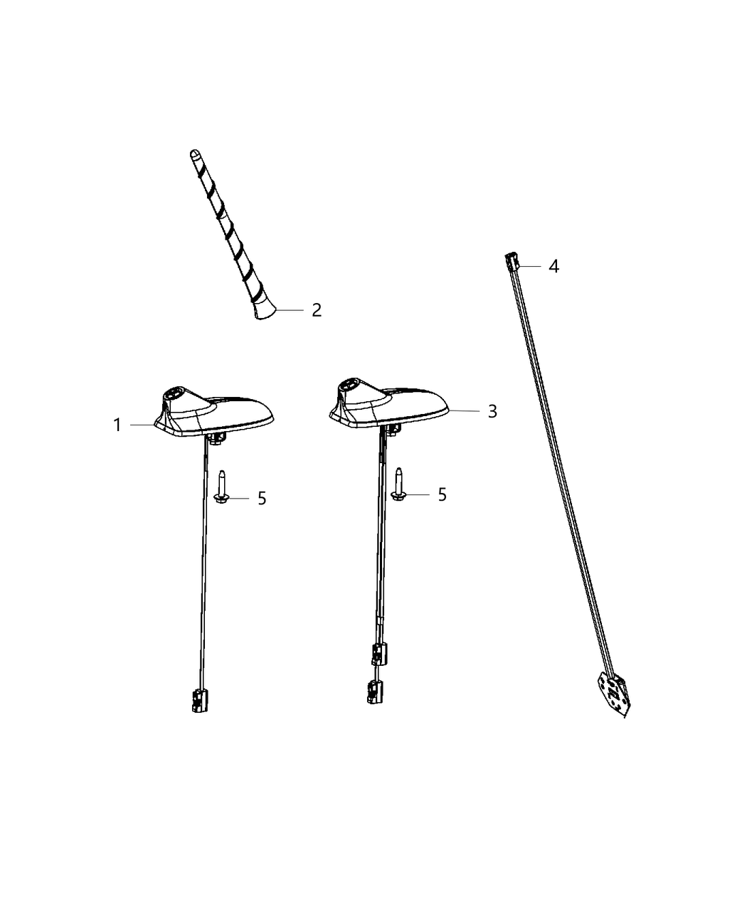 Mopar 68268162AA Antenna-SDARS