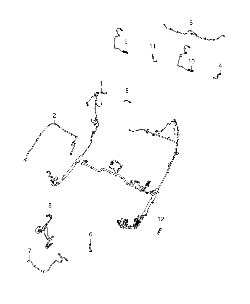 Mopar 68457640AA WIRING-BODY