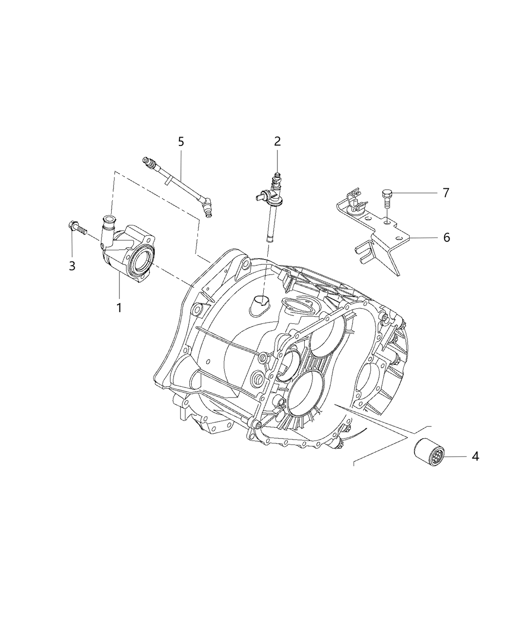 Mopar 68132747AA Hose-Clutch Hydraulic