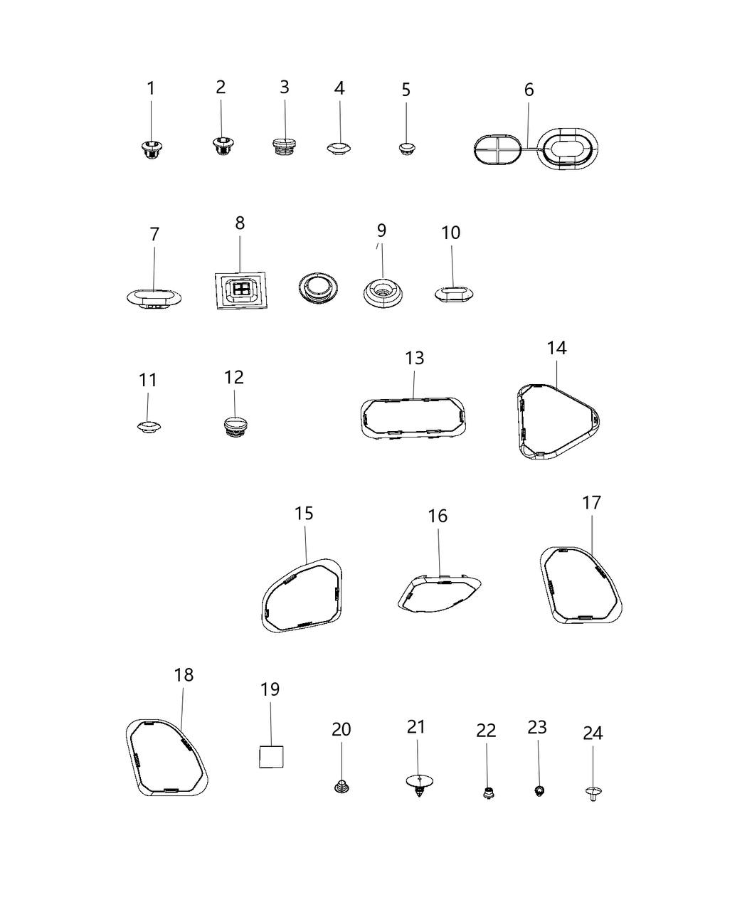 Mopar 5NB64JXWAA Plug-Body