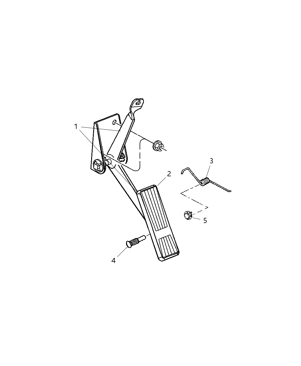 Mopar 53013527AB Bracket-Accelerator