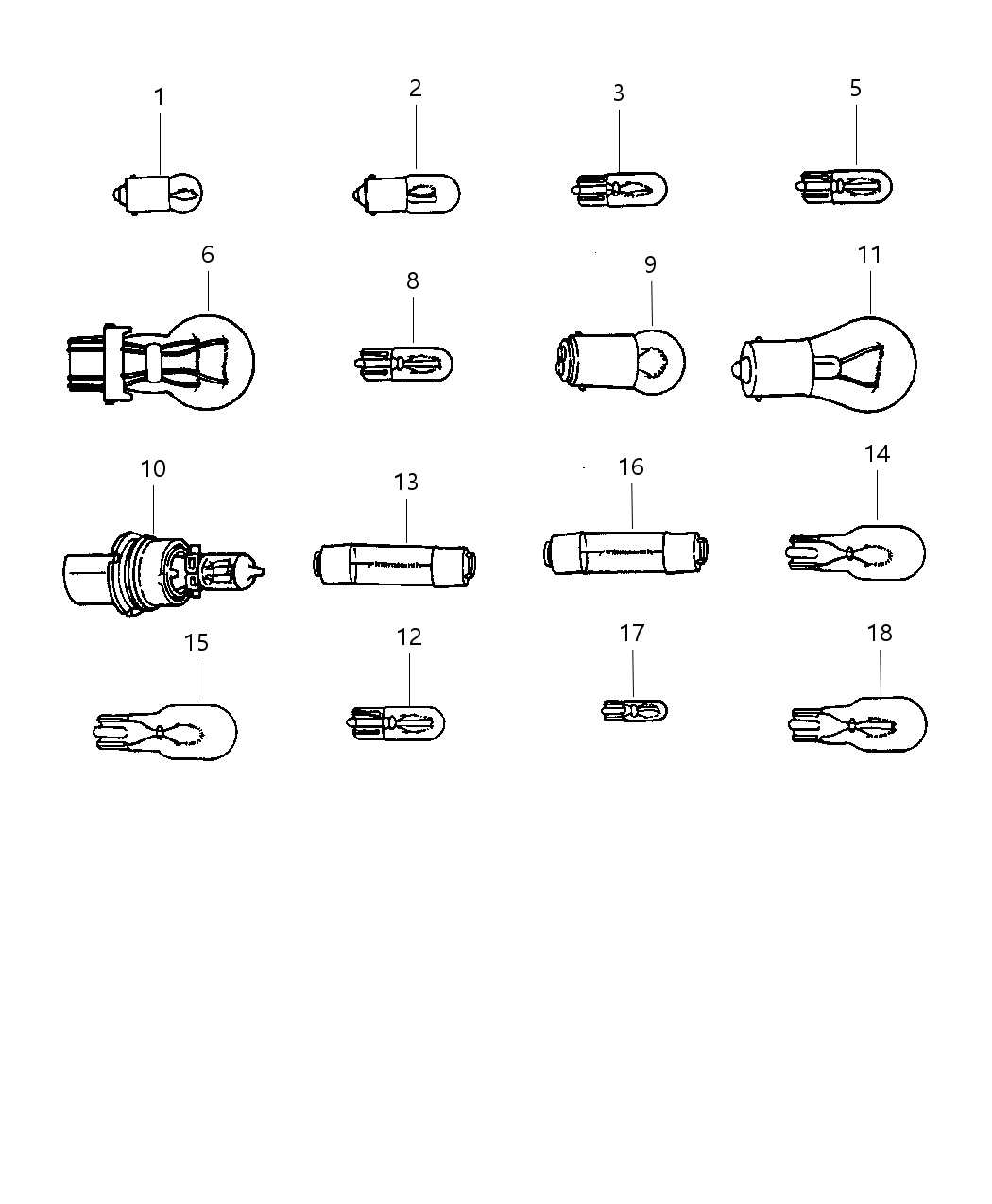 Mopar L0000053 Bulb