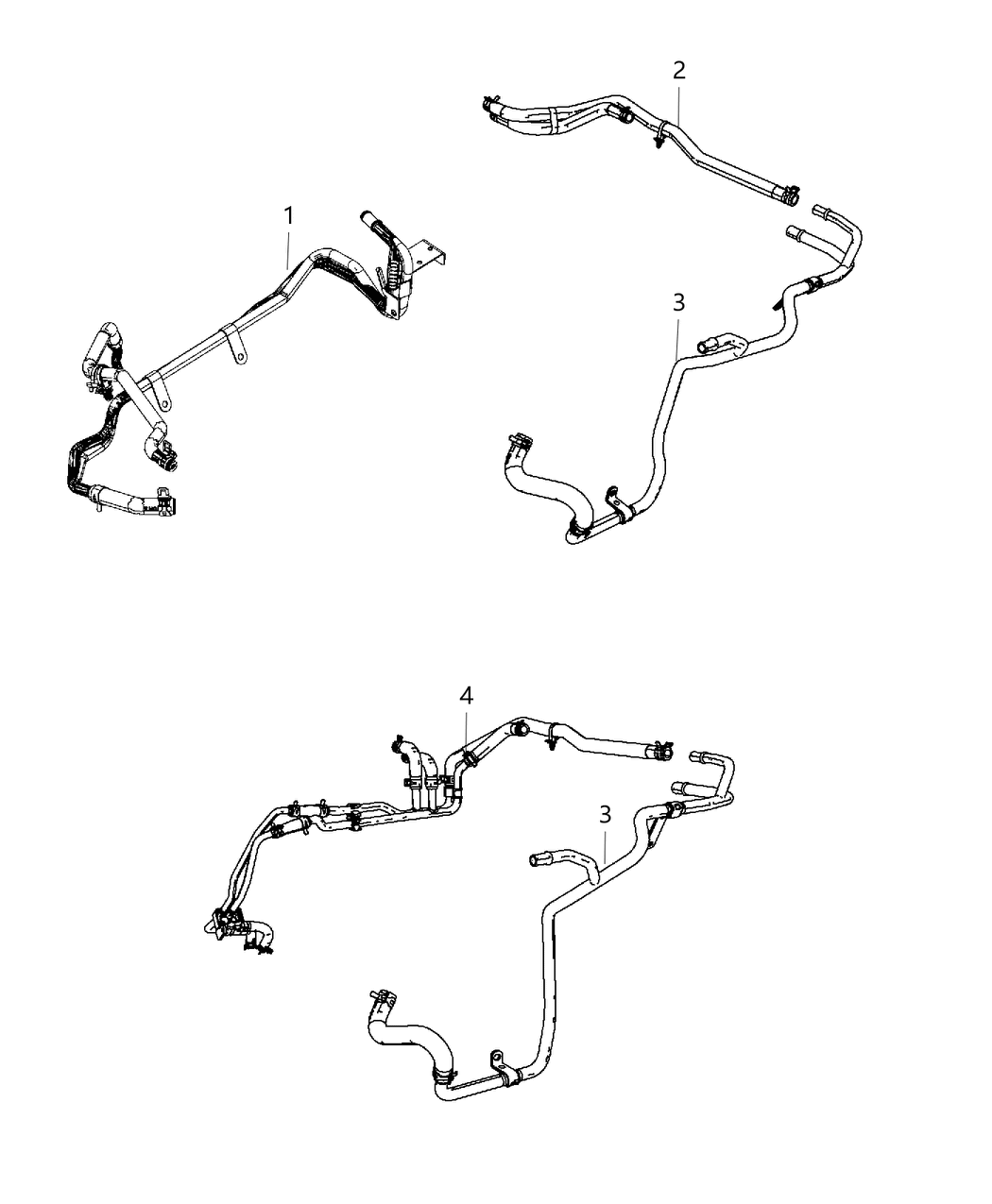 Mopar 5058878AE Hose-Heater Supply And Return